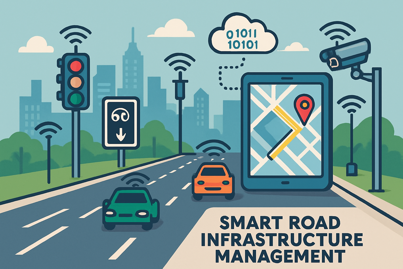 Smart road infrastructure management